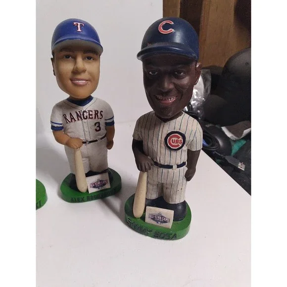 2001 All Star Game Players Bobbleheads 5 FIGURINES
